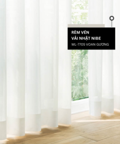 Rèm Cửa Vải Nhật ML-7705 Voan Gương